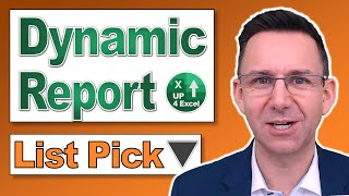 Create a Dynamic Excel Drop Down List Report [upl. by Arrio]