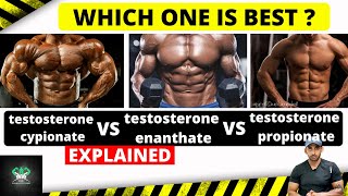 The Top Three Testosterone Esters  Testosterone Cypionate vs Propionate vs Enanthate [upl. by Gilburt]