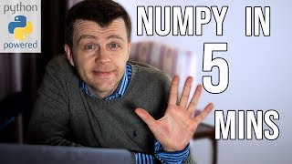 Learn NUMPY in 5 minutes  BEST Python Library [upl. by Haerdna]