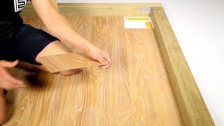 How To Finish Installing Loose Lay Vinyl Planks  by Evolved Floors [upl. by Ynohtnakram]