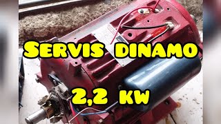 servis dinamo 22 kw👩‍🔧tutorial youtube live [upl. by Williams]