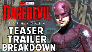 Daredevil Born Again Teaser Trailer Breakdown Disney Upfront MCU Presentation MCU News [upl. by Picco787]