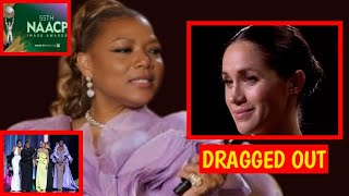 GET HER OUT Meghan Dragged Off NAACP Image Award 2024 Stage By Queen Latifah Amid Uninvited [upl. by Margi120]