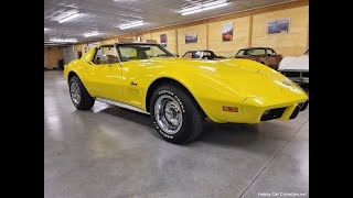 1976 Yellow Corvette 4spd For Sale [upl. by Grearson]