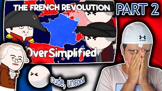 To the Guillotine Mexican Guy reacts to Oversimplified the french revolution [upl. by Aleakam]