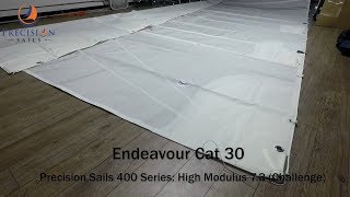 Endeavour Cat 30 Mainsail  Precision 400 Series Advanced Dacron [upl. by Billmyre]