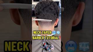 NECK TAPER TUTORIAL 💈💇🏻‍♂️ Another Blurry Fade for Beginner Barbers fyp foryou hair beauty [upl. by Leuqcar549]