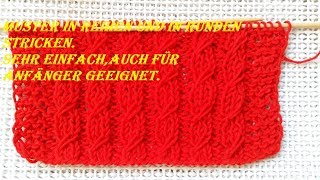 700Muster In Reihen und in Runden stricken Sehr einfachauch für anfänger [upl. by Ahsatan456]