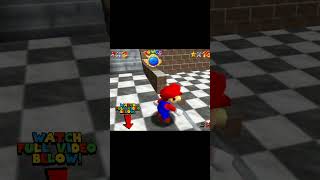 HMC is the Castles sewers  Mario 64 Iceberg Explained mario64 iceberg shorts [upl. by Ymirej]