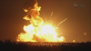 NASA rocket explodes during launch at Wallops Island [upl. by Lesnah15]