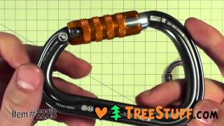 Petzl WILLIAM HFrame Triact Carabiner  TreeStuffcom 360 View [upl. by Aala]