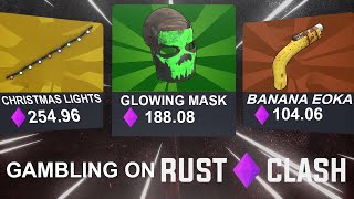 Rust Gambling I Big Balance Highlights On Rustclash [upl. by Oderfliw]