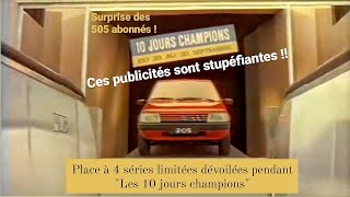 Surprise des 505 abonnés  7 publicités dépoque sur quotLes 10 jours championsquot [upl. by Imoyn]