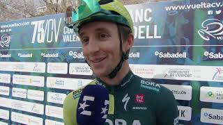 Jai Hindley  Interview at the start  Stage 1  Volta a la Comunitat Valenciana 2024 [upl. by Narf]