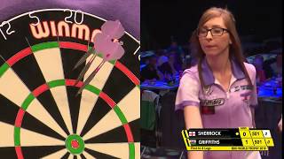 Sherrock vs Griffiths Darts Ladies World Trophy 2018 Round 1 [upl. by Housum]