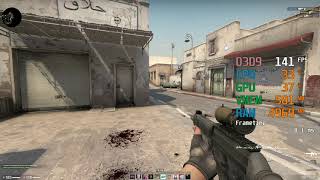 GeForce GTX 1050 ti  AMD FX8320  CSGO FPS Test Dust 2 Low [upl. by Goldfarb]