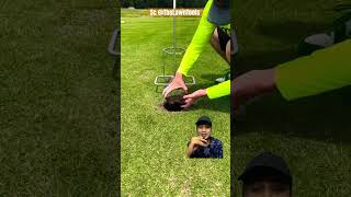 BERHASIL SI OOM ⁉️ sc TheLawnTools golf grass golfswing [upl. by Nois868]