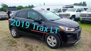 2019 Chevy TRAX LT  FWD  Mosaic Black Metallic  FULL WALK AROUND REVIEW [upl. by Mosnar866]