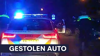 Politie  Achtervolging gestolen auto  Verdachte gooit spullen uit de auto [upl. by Lrig866]