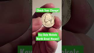 ✋DON’T SPEND THESE Key Date Nickels Worth Serious Cash Shorts Youtubeshorts [upl. by Anesusa]