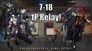 Arknights 718  1P Relay  No Mines Used [upl. by Oderfliw777]