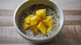 Sweet Coconut Quinoa with Mango 椰奶香芒藜麥 [upl. by Akena]