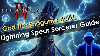 Diablo 4 Season 5 Lightning Spear Sorcerer Build Guide [upl. by Treblih493]