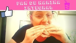 RECETA DE PAN SALUDABLE HECHO CON HARINA INTEGRAL PASO A PASO [upl. by Arodaeht]