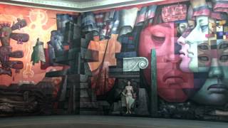 Presencia de América Latina el mural de la Pinacoteca UdeC [upl. by Azitram]