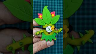 Hago figura de MINION tipo PLANTA🌿 con Foamy Moldeable [upl. by Cornell]