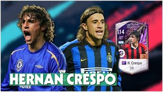 REVIEW HERNAN CRESPO UT FC ONLINE  chân 55  mất quotsút xoáyquot amp quotma tốc độquot so với ICON [upl. by Marva]