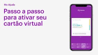 Passo a passo para ativar seu cartão virtual do Nubank  Me Ajuda [upl. by Clywd]