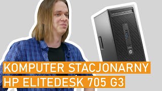 Komputer stacjonarny HP EliteDesk 705 G3 ❗ PC biznesowy czy gamingowy iamsoquickshot [upl. by Nnylrefinnej331]