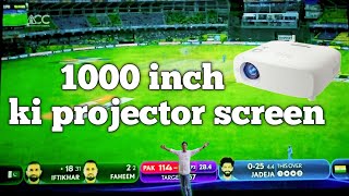 1000 inch ki projector screen 😍👍👍Honeyhrk [upl. by Keverian]