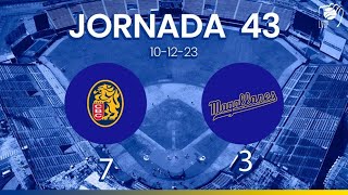 Resumen Jornada 43 Navegantes del Magallanes vs Leones del Caracas 10 de diciembre 2023 [upl. by Ilac815]