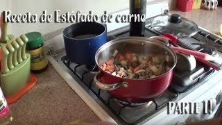 Receta para Estofado de Carne Parte 1 [upl. by Aharon]