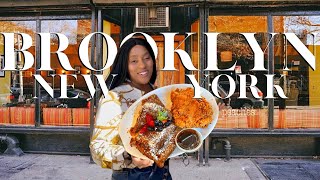 Is this the BEST BlackOwned Brunch Spot in Brooklyn NYC l Living in Brooklyn NYC Vlog [upl. by Fanchet]