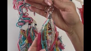 How to Make Fabric and Fiber Tassels Tutorial [upl. by Santana]