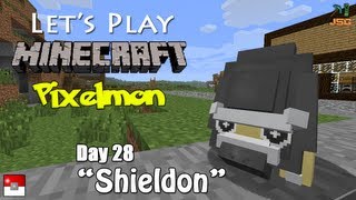 Lets Play Pixelmon Day 28 Shieldon [upl. by Bianka]