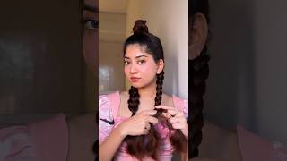 Hack to fake DUTCH Braid [upl. by Oregolac864]