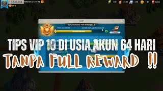 TIPS GAS KE VIP 10 DENGAN CEPAT TANPA FULL REWARD BANGUNAN  perjalanan akun cava di usia 64 hari [upl. by Ennovart]