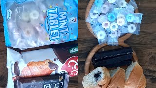 satisfying ASMRunpacking a good feelingsnacks asmr [upl. by Nerha]