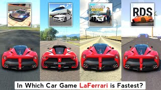 LaFerrari Top Speed in Extreme Car 3D Driving Class Real Driving School Car Parking Multiplayer [upl. by Sivet826]