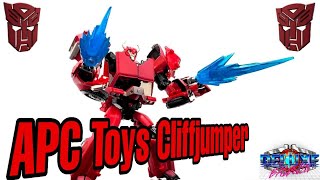 They did Cliffjumper Wrong Transformers APC Toys Red Gladiator Video Review Cliffjumper [upl. by Amata]