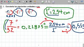 Pulgadas a centímetros in a cm [upl. by Gee]