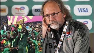 Can 2023 Gambie Tom Saintfiet affiche ses ambitions battre le Sénégal et faire… [upl. by Erdnassac311]