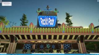 Planet Coaster Beta Disneyland Arizona Resort quotRockit Podsquot [upl. by Marcellina315]