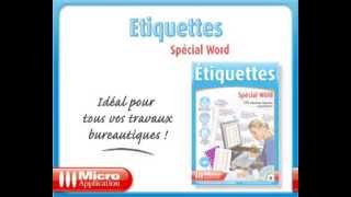 Étiquettes Spécial Microsoft® Word [upl. by Preston]