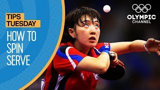 How to spin serve in Table Tennis ft Suh HyoWon  Olympians Tips [upl. by Buchheim]