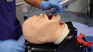 3 Insertion with a laryngoscope [upl. by Odnavres]